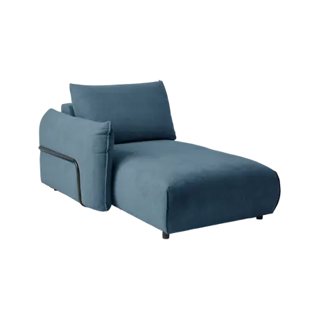 Méridienne pour canapé modulable tissu Solal