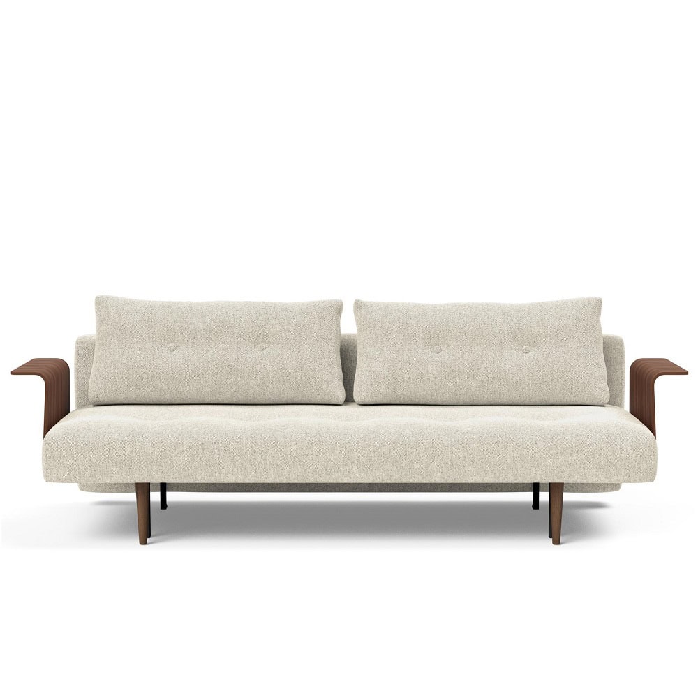 Canapé-lit avec accoudoirs couchage 140 x 200 cm – RECAST ARMS Innovation Living