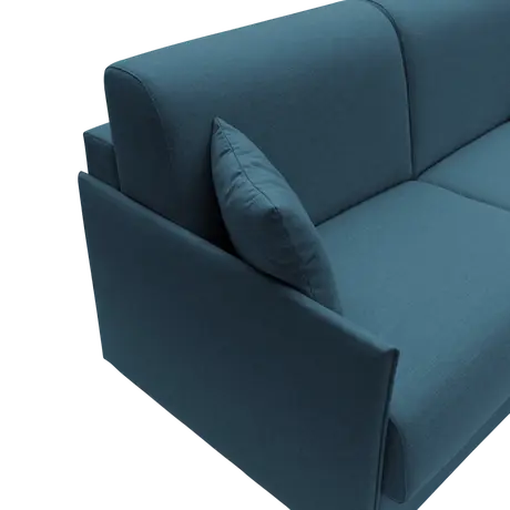 Canapé d'angle réversible tissu recyclé déhoussable Arthur – Image 5