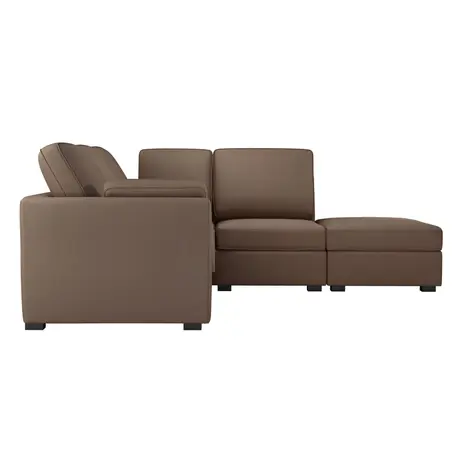 Canapé d'angle réversible tissu coton déhoussable Marbella – Image 4