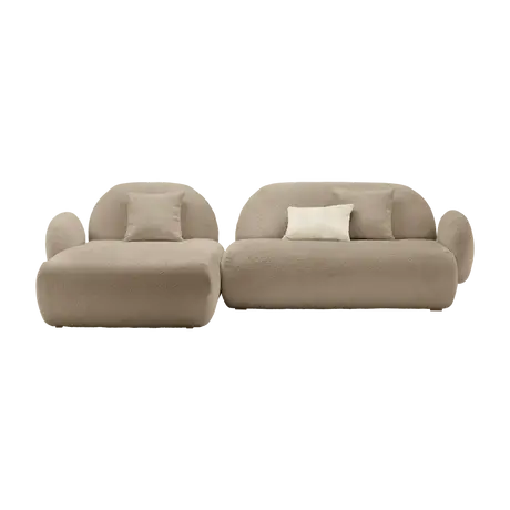 Canapé d'angle bouclette Oméga – Image 4