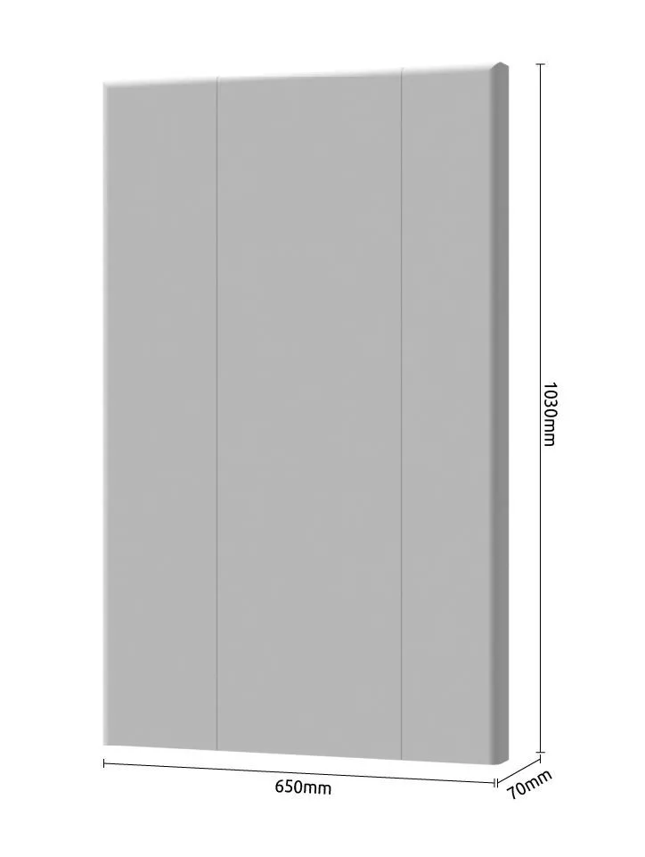 Ensemble chambre adulte 6 pièces Papauta | Cachemire, chêne foncé, gris | Design contemporain – Image 3