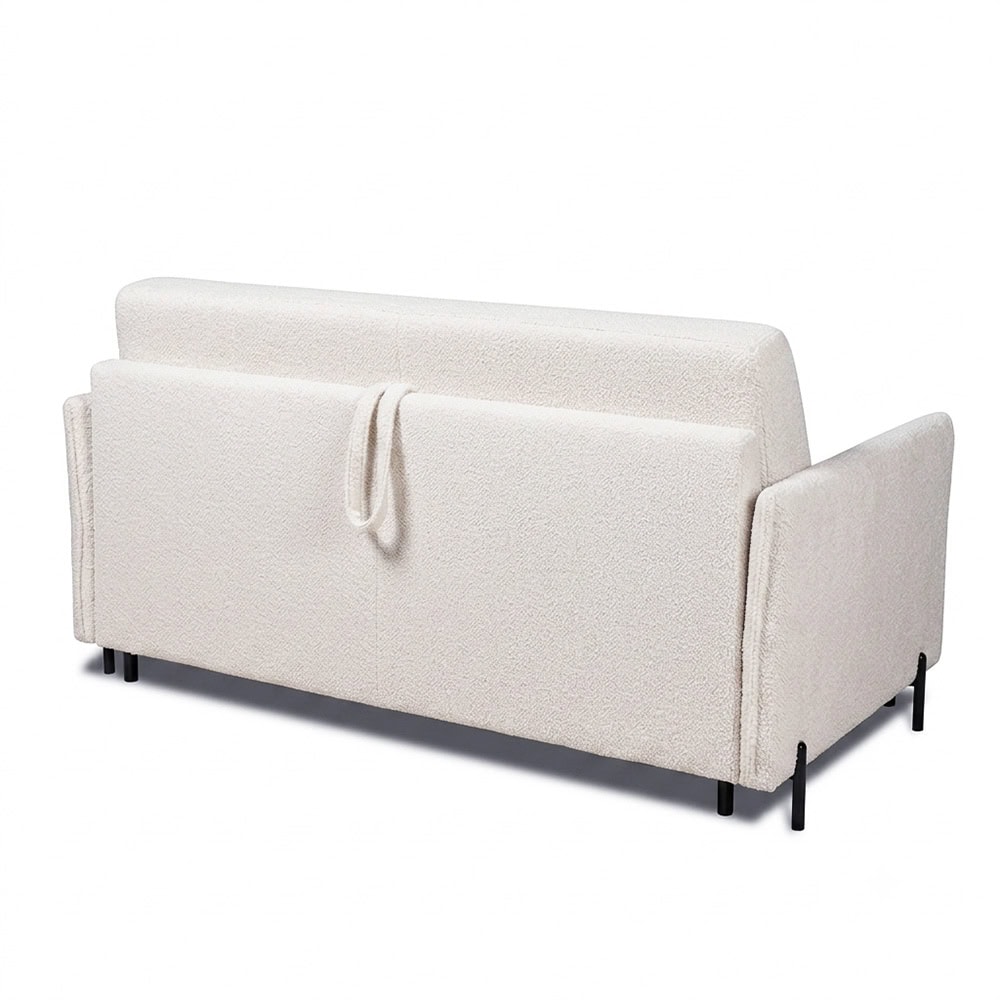 Canapé convertible express 2 places tissu bouclette – GRENELLE – Image 6