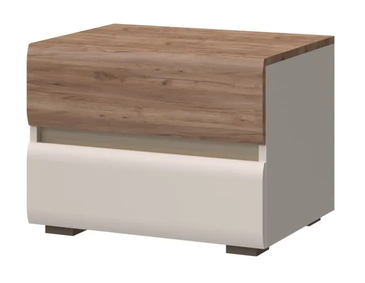 Ensemble chambre adulte 6 pièces Papauta | Cachemire, chêne foncé, gris | Design contemporain – Image 6