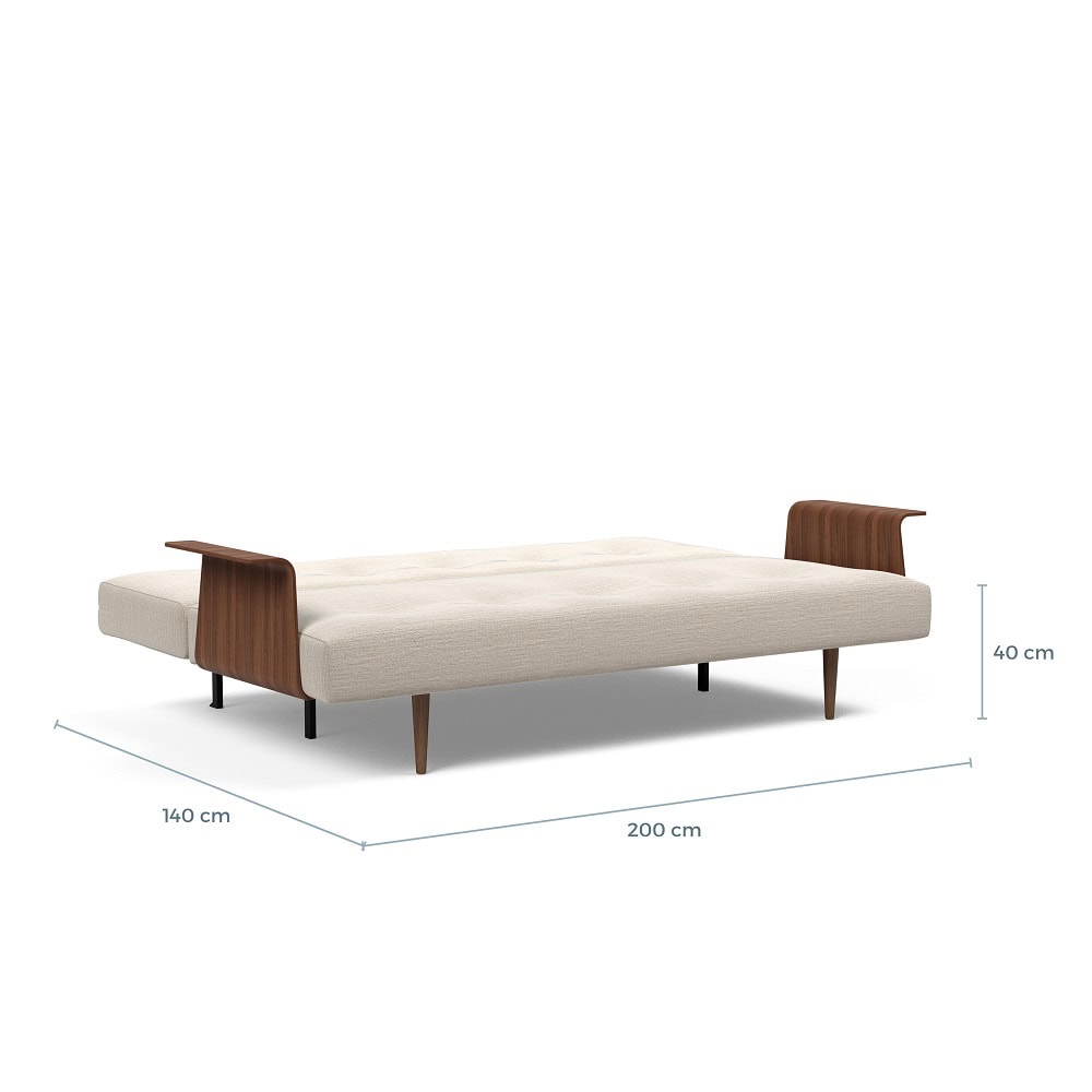 Canapé-lit avec accoudoirs couchage 140 x 200 cm – RECAST ARMS Innovation Living – Image 13